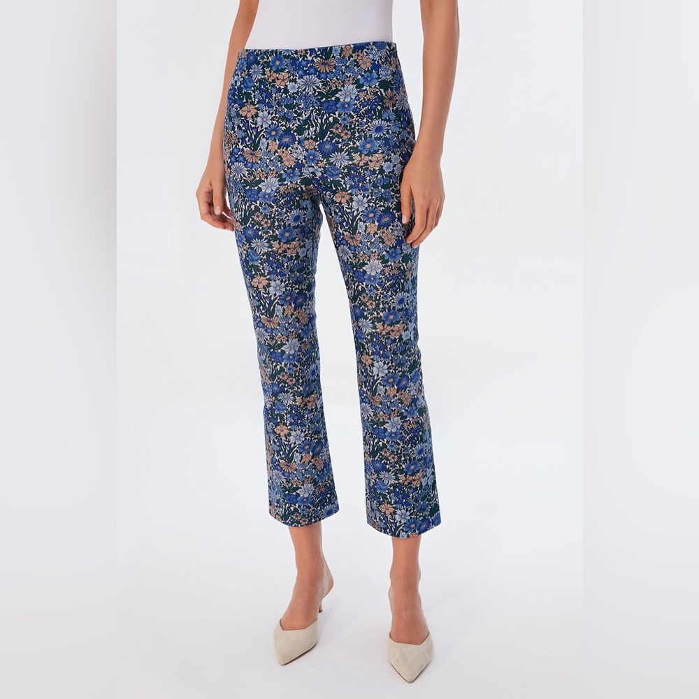 NWT Tuckernuck Ashford Pants in Wild Hyacinth print, XL (12-14)